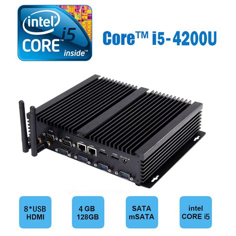 Hystou FMP04B Intel Haswell Core™ i5-4200U 4G/128G Fanless Mini PC