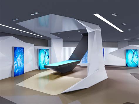 展位展厅展会3D效果图搭建设计展览_3D设计联系我-站酷ZCOOL