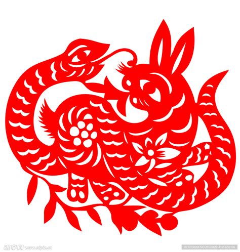 新年蛇盘兔设计图__传统文化_文化艺术_设计图库_昵图网nipic.com