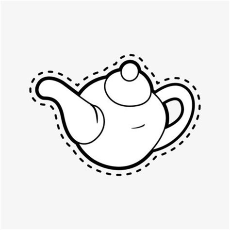 最最最简单茶壶简笔画动物(茶壶的图案简笔画) - 抖兔学习网