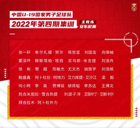 中国U21男足名单公布_新体育网