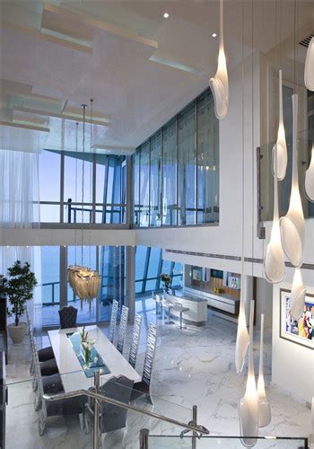 佛罗里达州阳光岛海滩顶层公寓精彩软装配饰设计方案