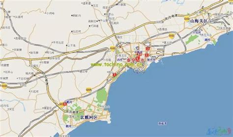 秦皇岛旅游地图图片