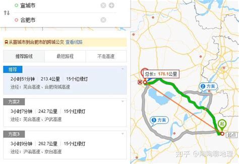 安徽省各市到合肥市的直线、开车距离排名，六安市最近，亳州最远 - 知乎