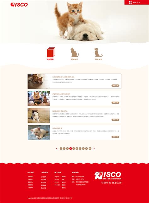 宠物网站首页|网页|企业官网|七大罪 - 原创作品 - 站酷 (ZCOOL)