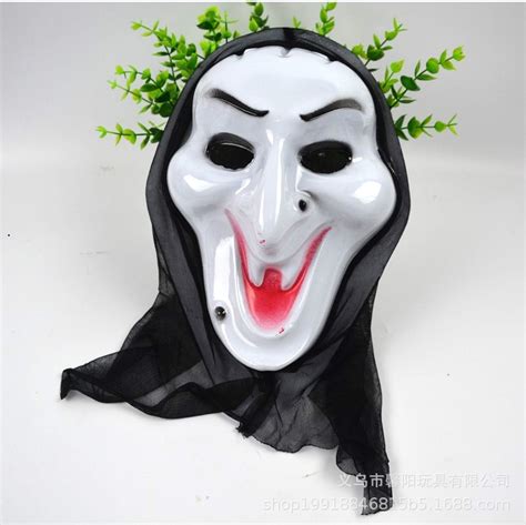 化妆舞会 COS 派对聚会面具 恐怖鬼脸面具 惊声尖叫面具 骷髅面具-阿里巴巴