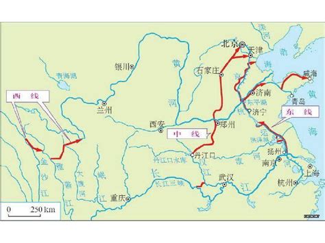 大运河地图图片