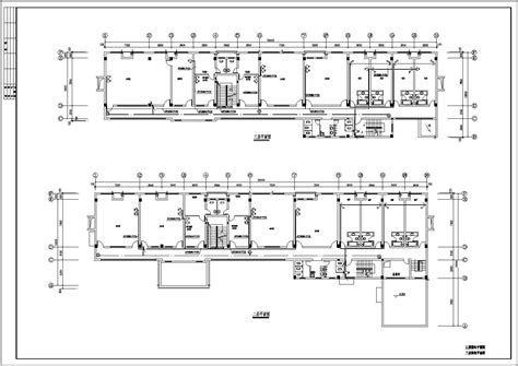 七层行政办公楼设计图纸，办公楼CAD施工图纸下载 - 易图网