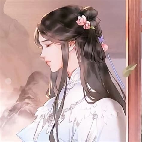两个女生的cp头像古风