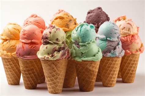 多种口味的冰激凌高清图片下载-正版图片600099223-摄图网