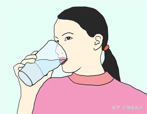 卡通手绘口渴想喝水表情元素PNG图片素材下载_卡通PNG_熊猫办公