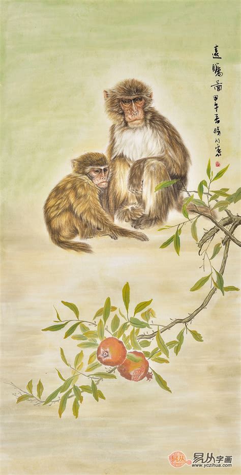 猴|纯艺术|国画|诸暨画家张建平 - 原创作品 - 站酷 (ZCOOL)