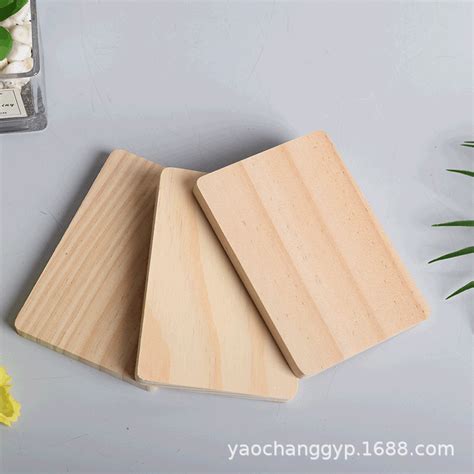 厂家直供小木板刻字logo实木木板DIY自定义木板方形木片工艺品-阿里巴巴