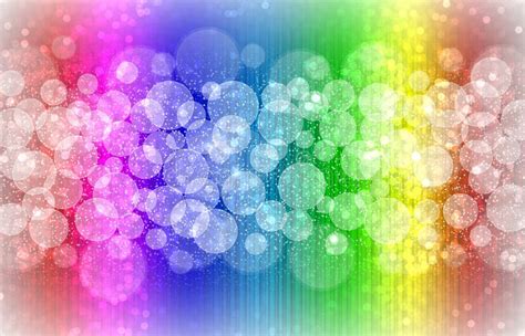 Rainbow bokeh lights stock illustration. Illustration of colour - 46955289