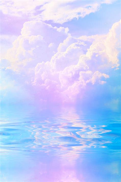 梦幻蓝紫色天空背景背景图片素材免费下载_熊猫办公