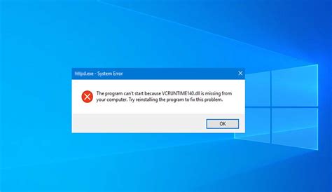 How to Fix "VCRUNTIME140.dll" is Missing Error on Windows 10 - Tutorial ...