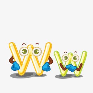 字母W的照片图片