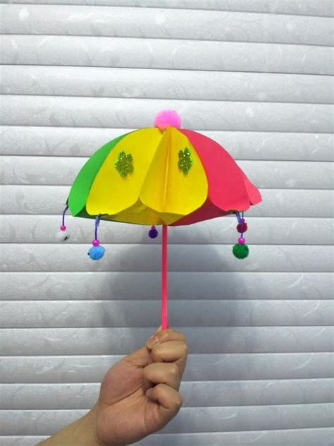 折纸做雨伞(折纸小雨伞手工制作) | 唯美文章分享