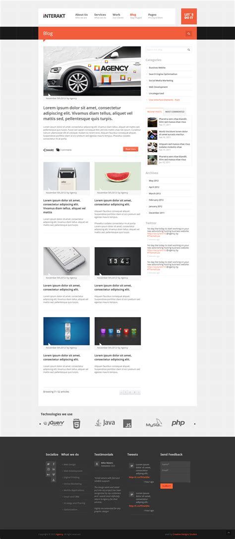 优秀网页设计欣赏一千四百零一，企业商务类-UI世界