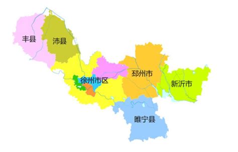 徐州市区划分图,徐州市各区区域划分图,徐州市各区分布图_大山谷图库