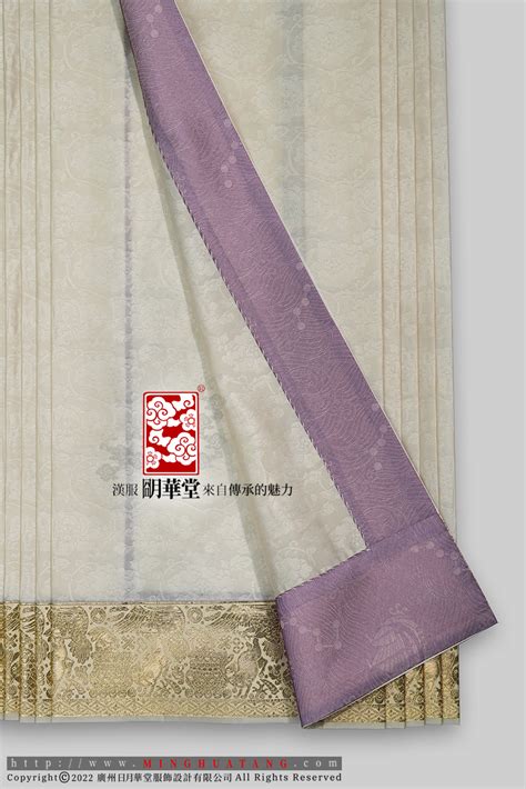 雕翺窃宝·织金纱襕裙 - 广州日月华堂服饰设计有限公司官网