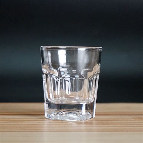 加厚六角酒杯一两杯玻璃白酒杯 中式一口杯透明小酒杯厂家批发-阿里巴巴