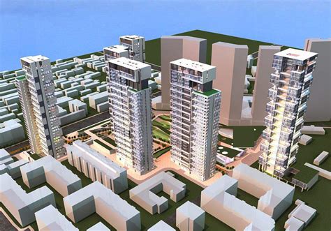 天津和平小区3dmax 模型下载-光辉城市