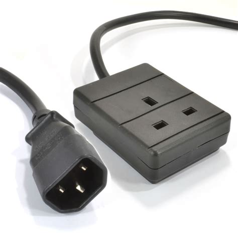 C14 Plug to UK Socket ( 86cm long )| IEC Power Cables | CMW
