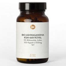 naturel - Ashwagandha - Ashwagandha BIO extrakt KSM-66® 500 mg 90 kapsúl