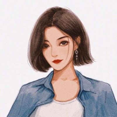 女士卡通头像非主流