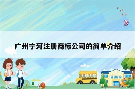 广州宁河注册商标公司的简单介绍 - 岁税无忧科技