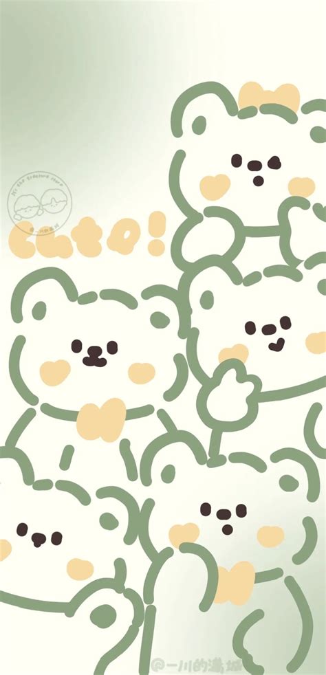 可爱小熊壁纸图片
