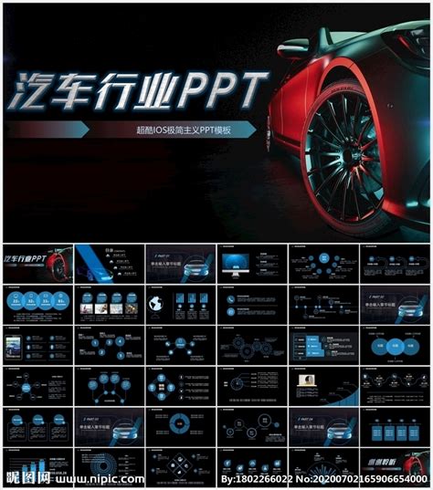 2020汽车行业汽车营销策划工作汇报PPT模板下载_熊猫办公