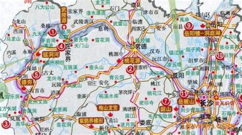 湖南地图全图高清版_素材中国sccnn.com