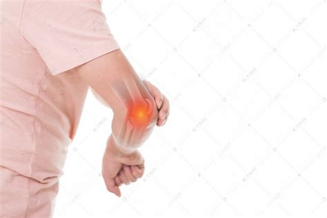 关节疼痛胳膊肘风湿受伤摄影图配图高清摄影大图-千库网
