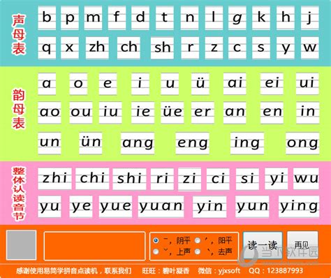 小学汉语拼音音节全表声母韵母拼读训练儿童拼音字母整体认读卡片_虎窝淘