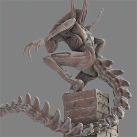 Alien Queen 异形皇后-3D打印模型下载-3D工场 3Dworks.cn