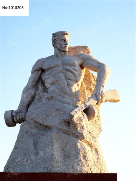 苏联雕塑《宁死不屈》高清图片下载_红动网