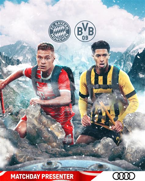 拜仁发布对阵多特海报：基米希与贝林厄姆竞逐顶峰-直播吧