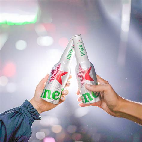 喜力星银（Heineken Silver）铝瓶礼盒啤酒330ml*24瓶整箱装