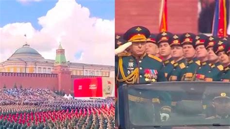 8分钟高清现场：俄罗斯举行纪念卫国战争胜利77周年红场阅兵