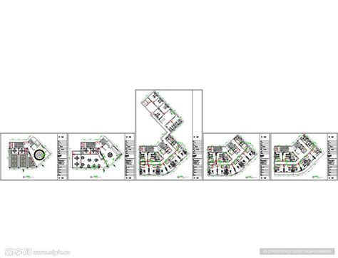 酒店CAD布局设计图__施工图纸_环境设计_设计图库_昵图网nipic.com