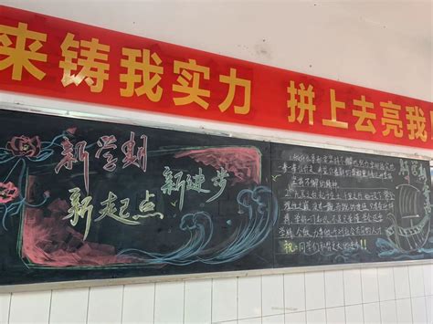 开学黑板报图片