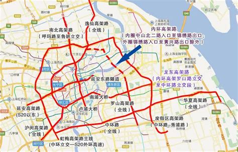 最新版上海外牌限行路段及时间 (附示意图 )-上海