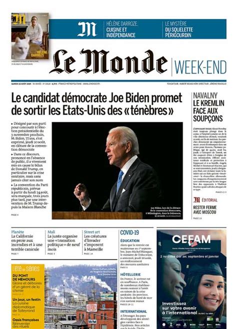 法国世界报周刊 Le Monde Selection Hebdo杂志订阅|2024年期刊杂志|欢迎订阅杂志
