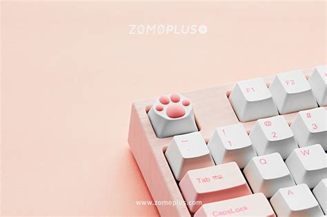 软萌Q弹：ZOMO+ 推出 猫爪 仿真键盘键帽189元_键盘_什么值得买