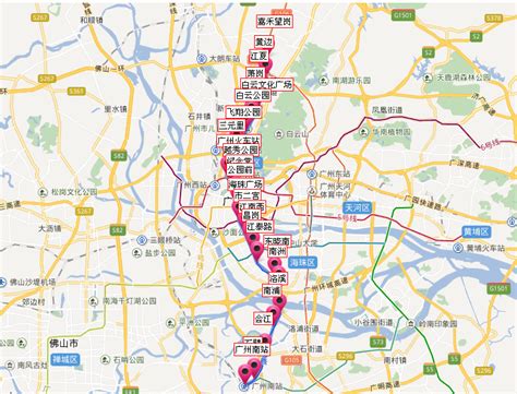 广州地铁线路图- 广州本地宝
