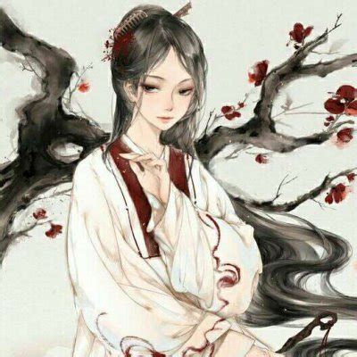 大小姐头像古风手绘女生