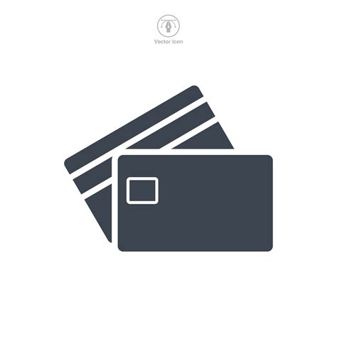 crédito tarjeta icono símbolo modelo para gráfico y web diseño ...
