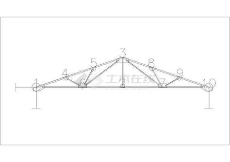 三角形钢屋架cad_三角形钢屋架cad大全免费下载_土木在线